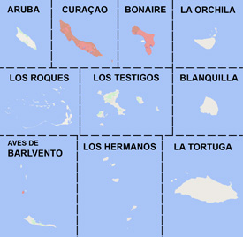 Range map of Gymnophthalmus lineatus